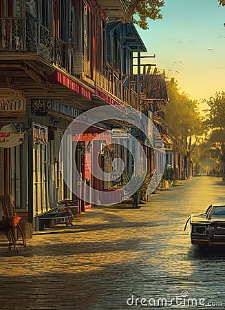 Town 'n' Country, Florida, United States. Generative AI. Stock Photo