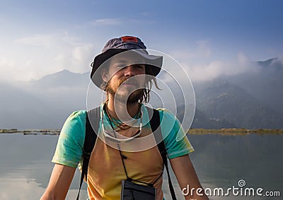 Expertise captain of fisherman boat Stock Photo