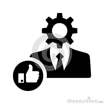 Expertise, skill, talent icon Cartoon Illustration