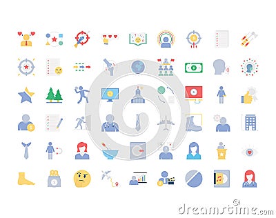 Explanatory Vector icons Set, Every single icon can be easily modify or edit Stock Photo