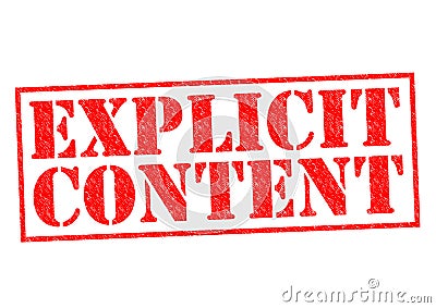 EXPLICIT CONTENT Stock Photo