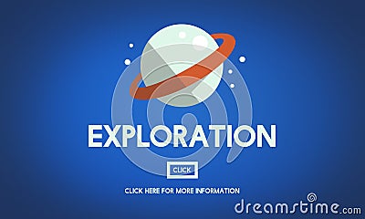 Exploration Explore Space Galaxy Astrology Concept Stock Photo