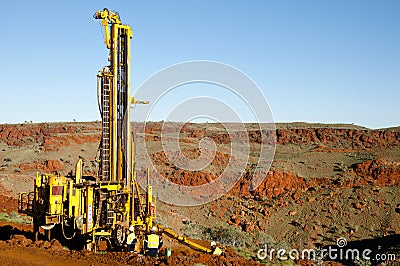 Exploration RC Drilling Stock Photo