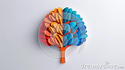 Explore the abstract tree of knowledge, where each branch symbolizes a unique field of study and expertise Stock Photo