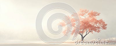 Explore an artistic diagram of a memory tree with fading leaves, a visual metaphor for amnesia recovery This image captures the Stock Photo