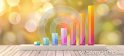Explore data analysis and data science concepts with visually appealing visuals of dancing data. Dive into business and economic Stock Photo
