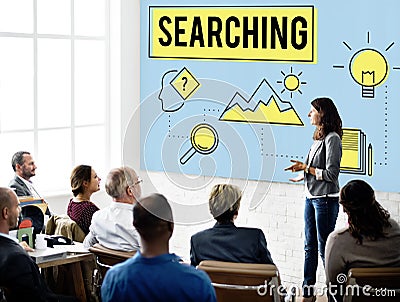 Explore Explorer Research Searching Study Concept Stock Photo