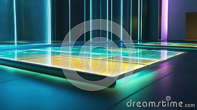 Explore Futuristic Illuminated Panels, A Modern Architectural Design