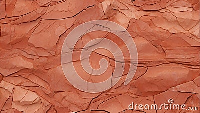 Rustic Rouge: Red Sandstone Aesthetic. AI generate Stock Photo
