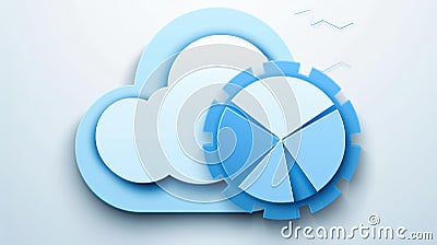 Explore sleek infographic elements to visualize cloud computing data and graphs. Enhance your presentations with eyecatching Stock Photo