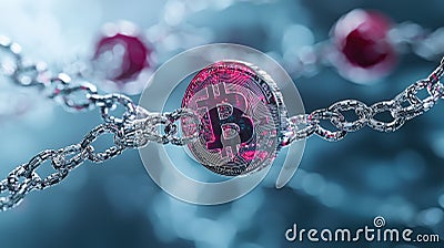 Exploring blockchain innovations integrating technology for modern healthcare solutions and visual representation Cartoon Illustration