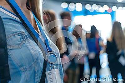 Exploring Conference Attendee Experiences, Observing Networking Dynamics and Badge Visibility at a Large-Scale Even Stock Photo