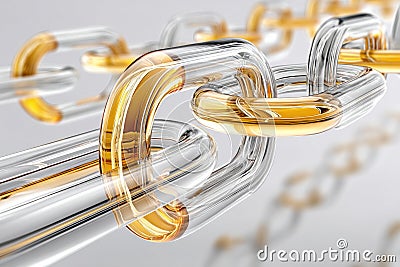 Exploring the Connection Between Blockchain Technology and Security Innovations for a Resilient Digital Ecosystem Stock Photo