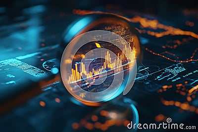 Exploring Data Analytics: The Future of Business Insights and Growth Strategies Stock Photo