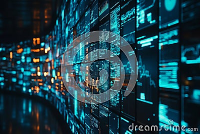Exploring Digital Content and NFTs The Exciting Future of Networking and Streaming Services Stock Photo