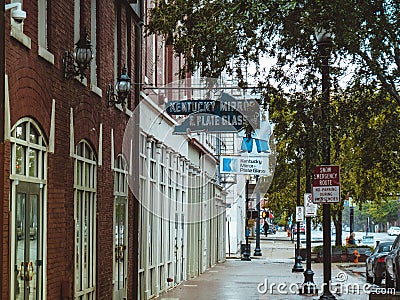 Exploring Downtown Streets of Kentucky Editorial Stock Photo