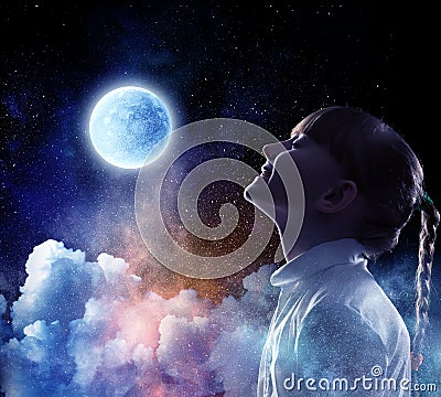 Exploring this great world. Mixed media Stock Photo