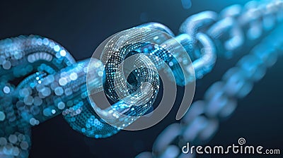 Exploring the impact of blockchain technology on enhancing cybersecurity measures Stock Photo