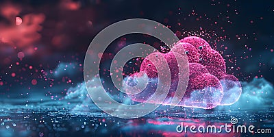 Exploring the Integration of Storage Cloud Technology with Virtualization, Scalability, Networking, Stock Photo