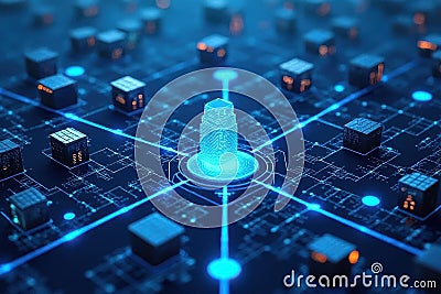 Exploring Internet Server Architecture for Efficiency Stock Photo