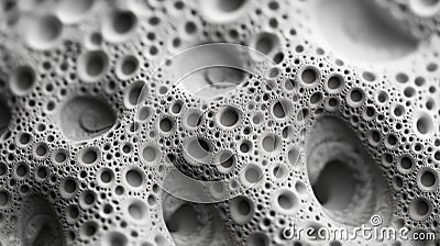 Exploring intricate fractal patterns generated by deep learning techniques in a high-fidelity design Stock Photo