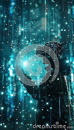 Exploring the metaverse a journey into digital transformation with blockchain and virtual reality Stock Photo