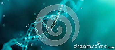 Exploring Molecular Structures in Science. Generative AI Stock Photo