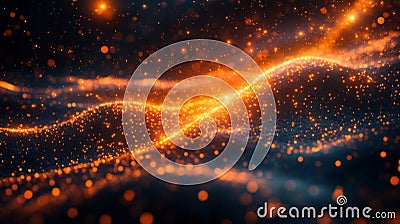 Exploring the realms of quantum mechanics through visualization of qubit states and superposition dynamics. Generative Stock Photo