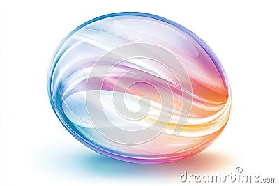 Exploring the Riemann Sphere With Colorful Shading to Illustrate Complex Number Mapping Stock Photo