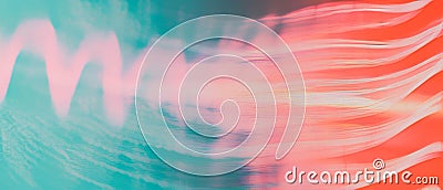 Exploring sound patterns with vibrant colors and dynamic textures in abstract design Stock Photo