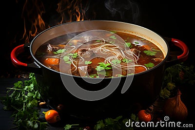 Exploring traditional dishes authentic delicacies from lesser known and obscure cultures Stock Photo