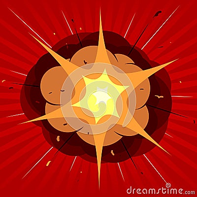 Explosion Vector Illustration