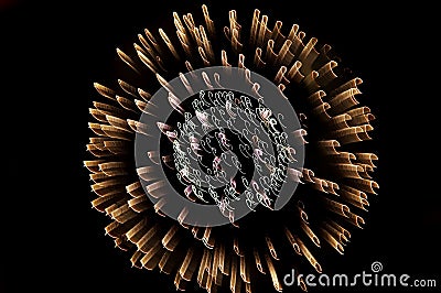 Explosion - fireworks Stock Photo