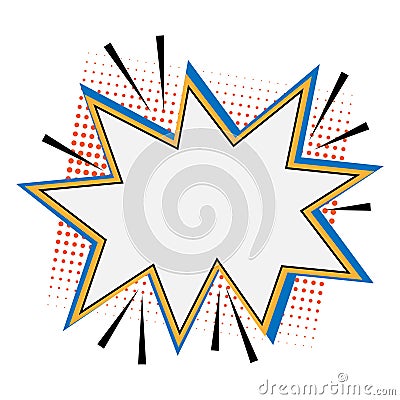 Explosion Vector Material Main Picture Background Vector Illustration