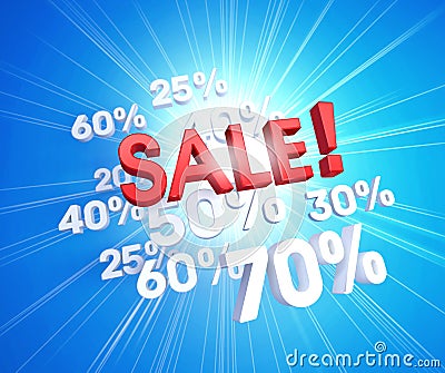 Explosive sale Stock Photo