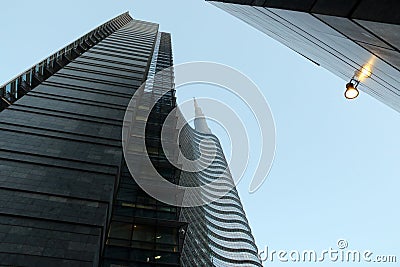 Expo2015 milan,milan,cesar pelli tower Stock Photo