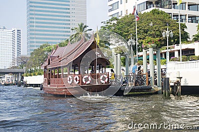 Express boat bangkok Editorial Stock Photo