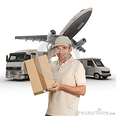 Express delivery Stock Photo