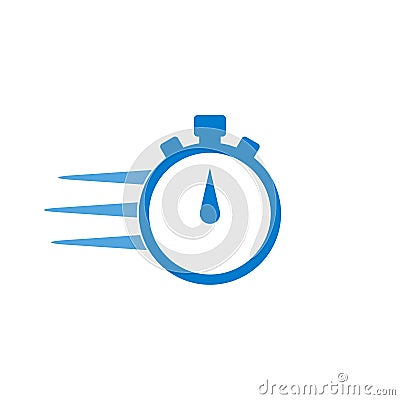 Express delivery icon, Timer concept Vector Illustration