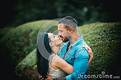 Expressing care and endearment. Enjoying nice weekend together. Romantic and love. Tenderness and intimacy. Romantic Stock Photo