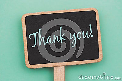 Expressing gratitude, acknowledgment and appreciation Stock Photo