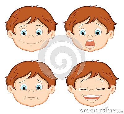 Expressions 1 Vector Illustration