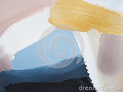 Modern Abstract Art Painting. Modern art. Contemporary art. Stock Photo