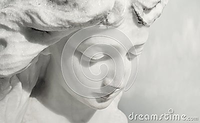 Expressive angel Stock Photo