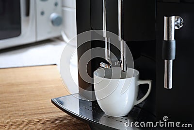 Expresso coffee machine Stock Photo