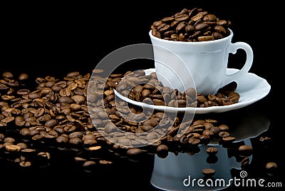 Expresso in a cup Stock Photo