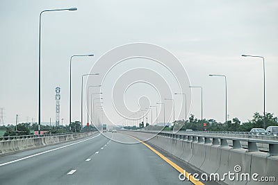 On the expressway Stock Photo