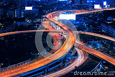 Expressway infrastructure for transportation Stock Photo