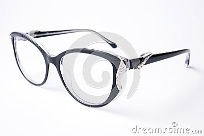 Exquisite stylish womens glasses. Optical fashion Stock Photo