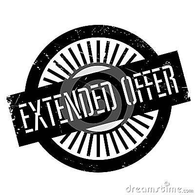 Extended offer stamp Vector Illustration